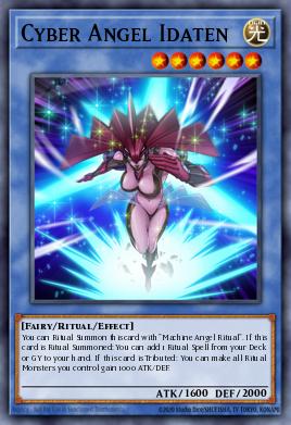 A single card from the set named: Cyber Angel Idaten