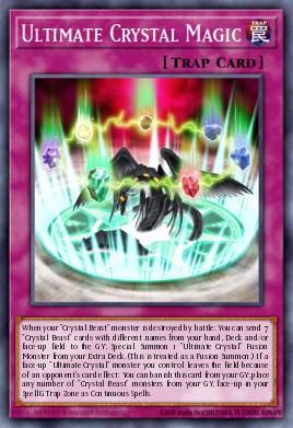A single card from the set named: Ultimate Crystal Magic