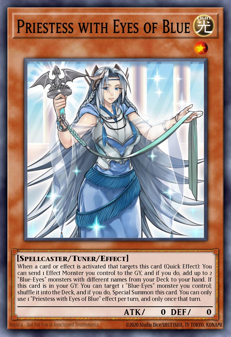 Slika karte: Priestess with Eyes of Blue