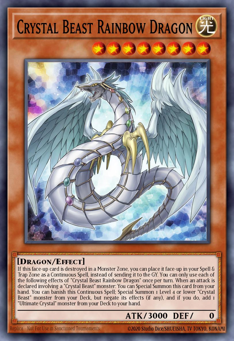 Card image of: Crystal Beast Rainbow Dragon