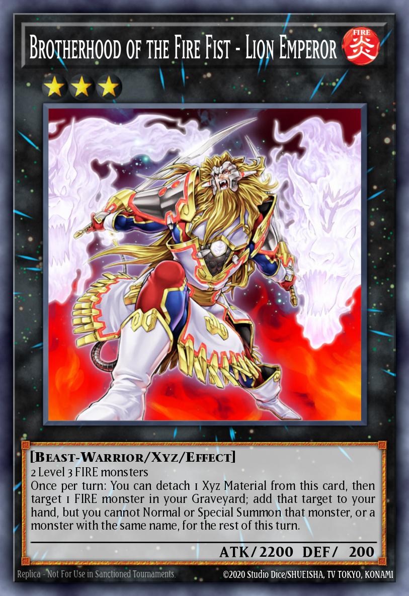 Slika karte: Brotherhood of the Fire Fist - Lion Emperor
