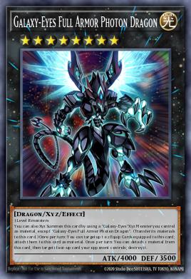 A single card from the set named: Galaxy-Eyes Full Armor Photon Dragon