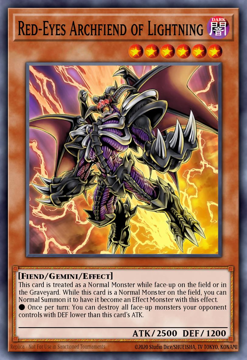 Slika karte: Red-Eyes Archfiend of Lightning
