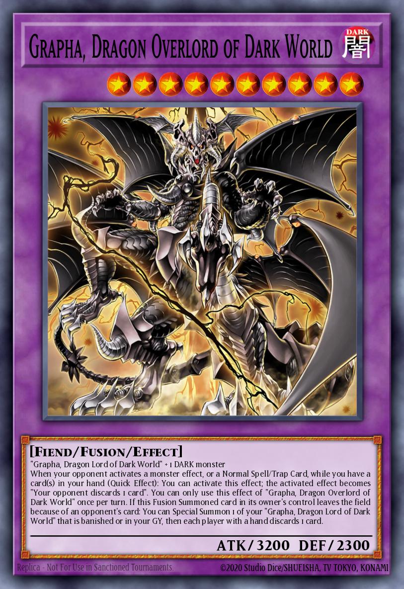 Card image of: Grapha, Dragon Overlord of Dark World