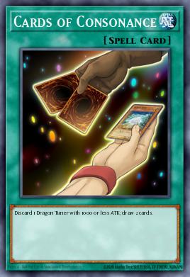 A single card from the set named: Cards of Consonance
