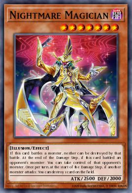 A single card from the set named: Nightmare Magician