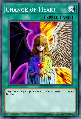 A single card from the set named: Change of Heart