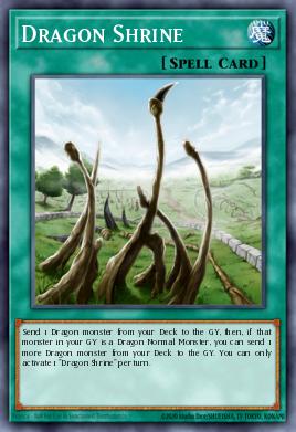 A single card from the set named: Dragon Shrine