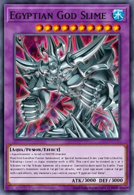 A single card from the set named: Egyptian God Slime