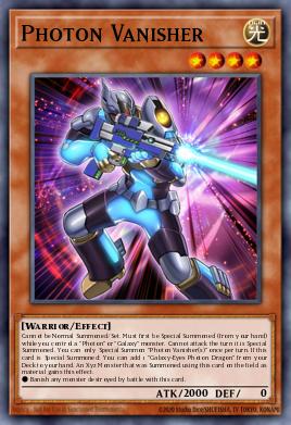 A single card from the set named: Photon Vanisher