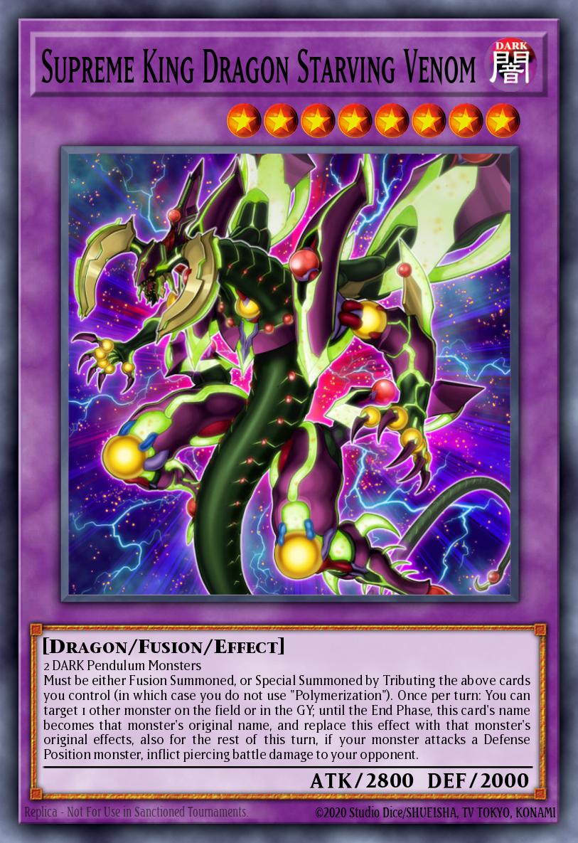 Card image of: Supreme King Dragon Starving Venom