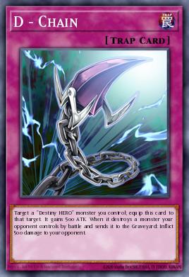 A single card from the set named: D - Chain