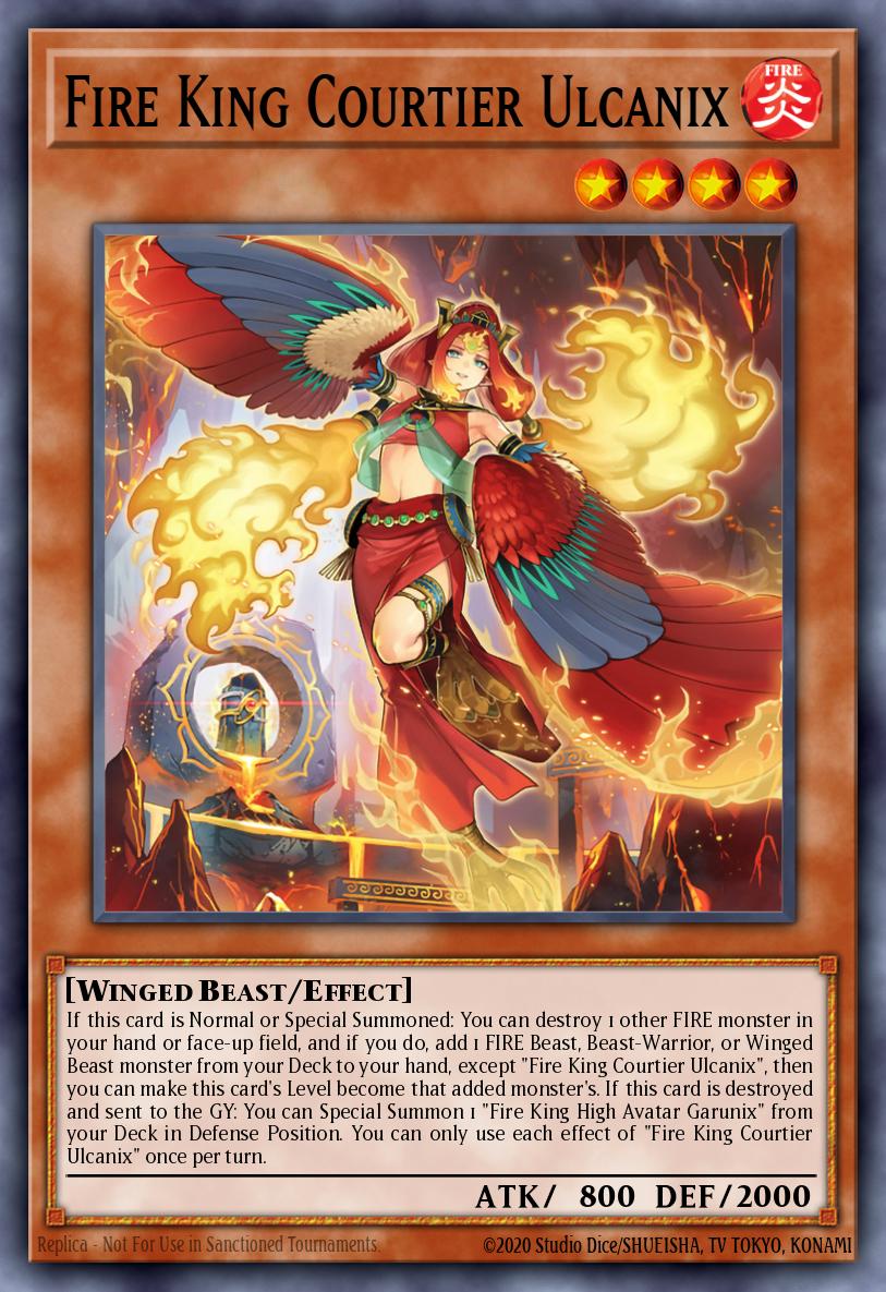 Slika karte: Fire King Courtier Ulcanix