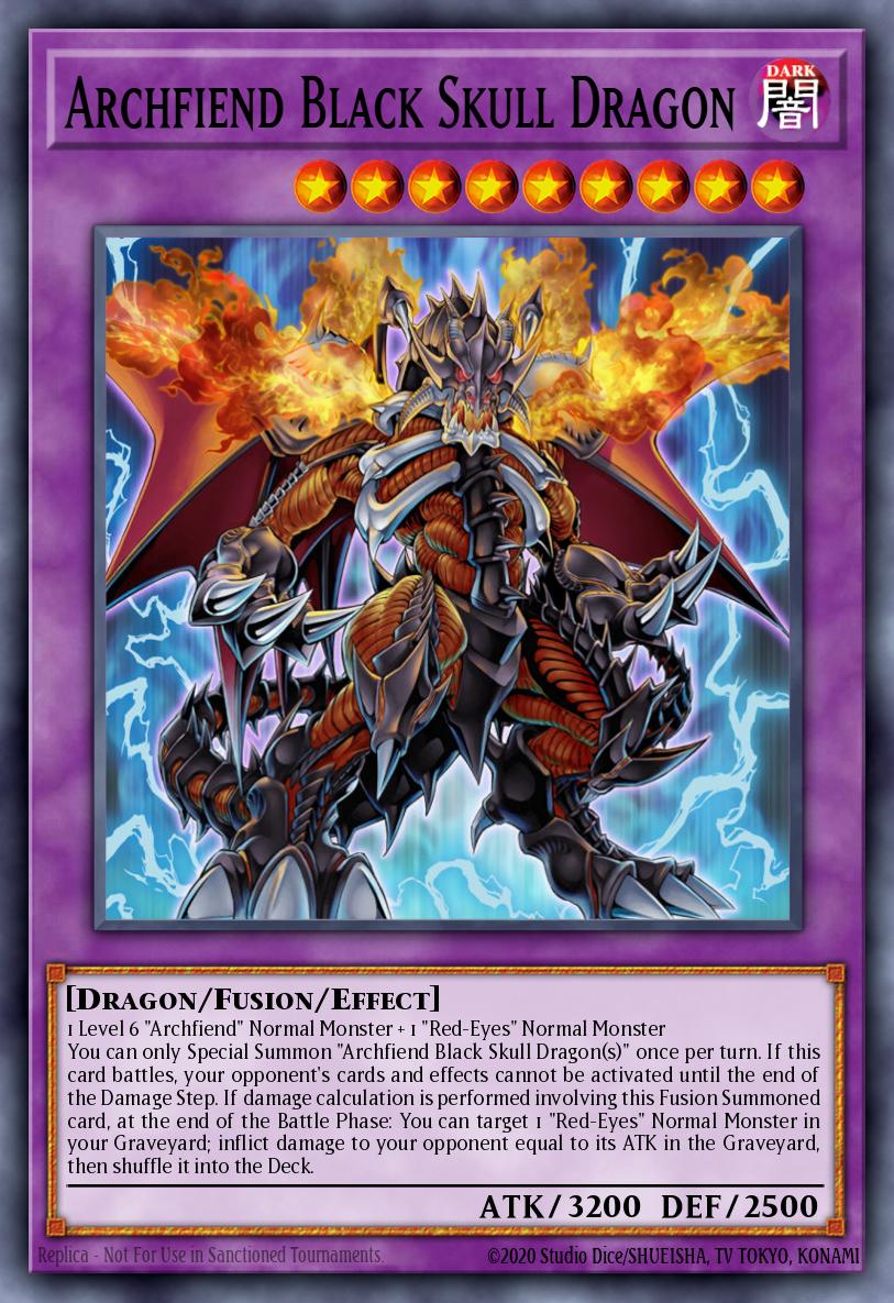 Slika karte: Archfiend Black Skull Dragon