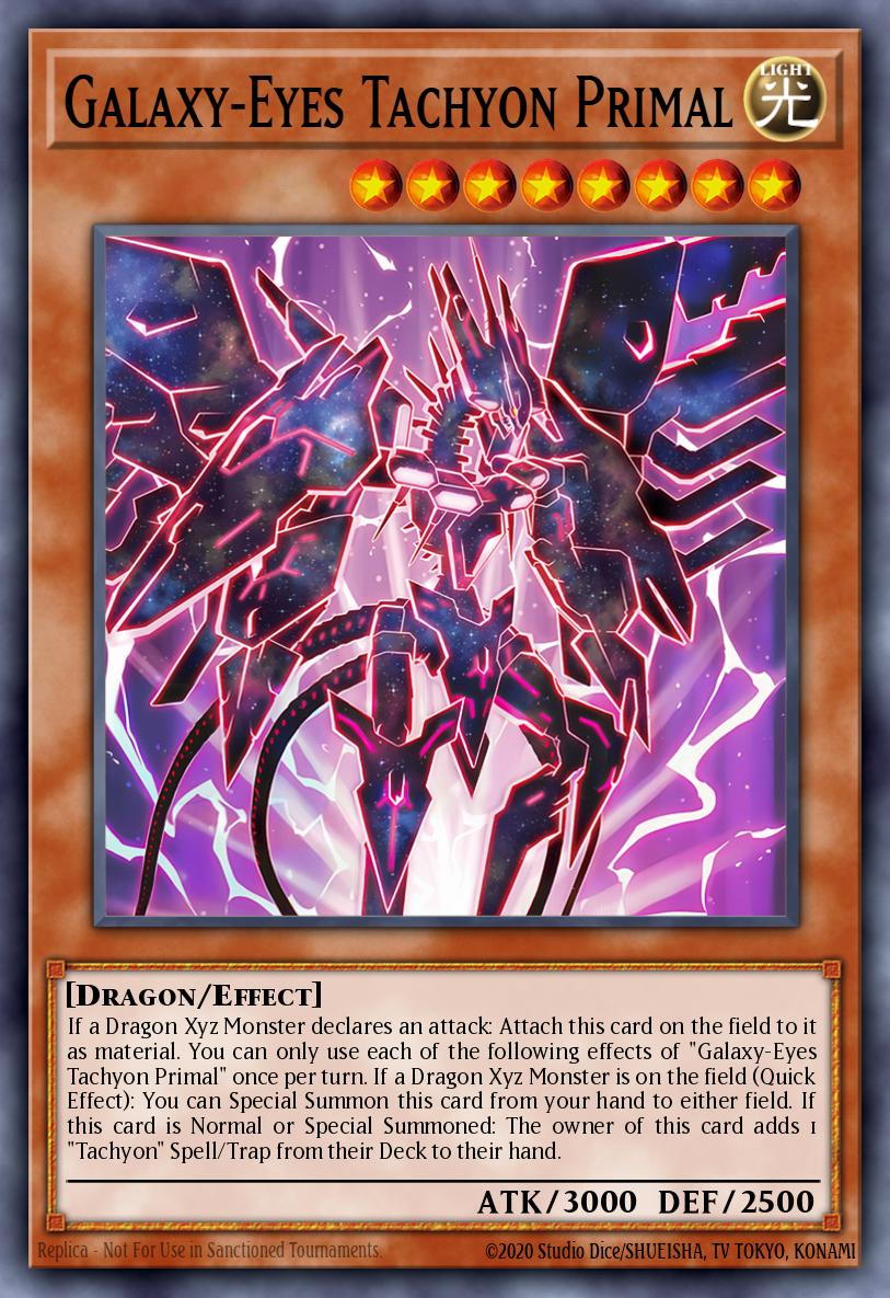 Card image of: Galaxy-Eyes Tachyon Primal