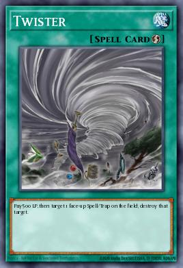 A single card from the set named: Twister