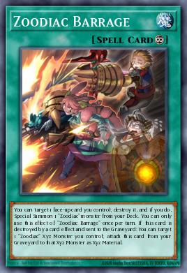 Pojedinačna karta iz seta pod imenom: Zoodiac Barrage