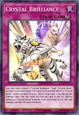 A single card from the set named: Crystal Brilliance