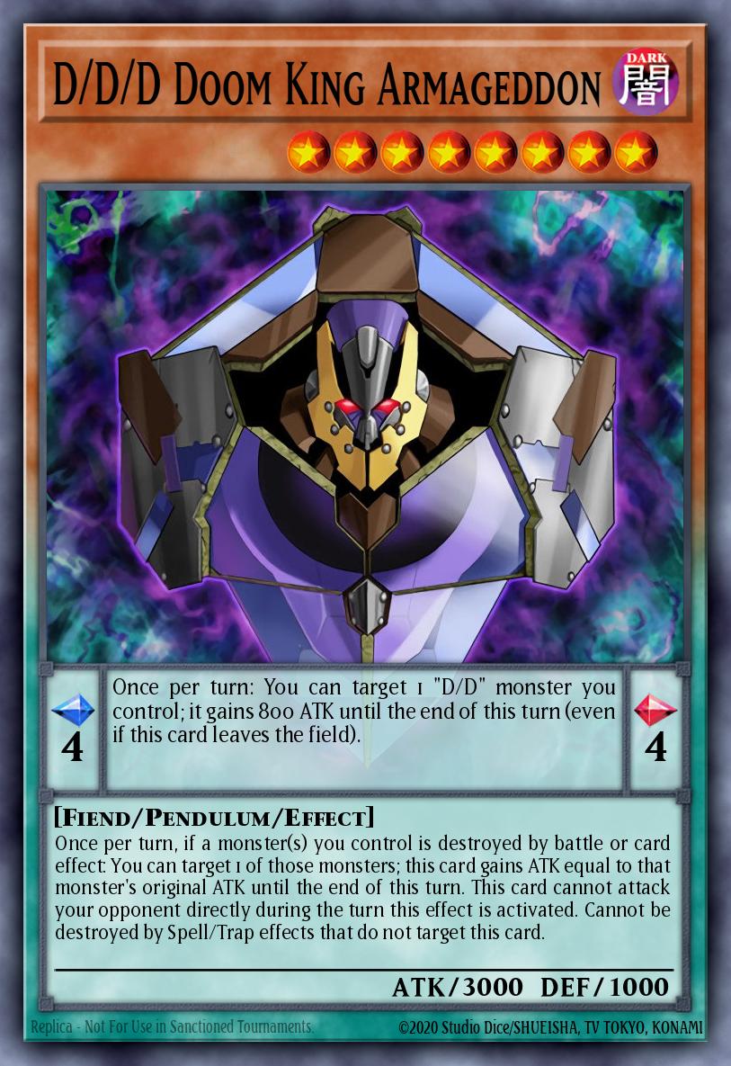 Card image of: D/D/D Doom King Armageddon