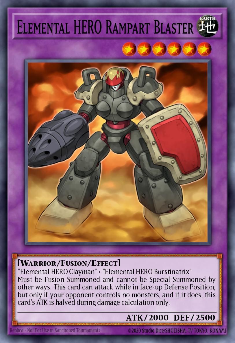 Slika karte: Elemental HERO Rampart Blaster