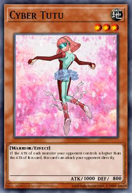 A single card from the set named: Cyber Tutu