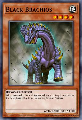 A single card from the set named: Black Brachios