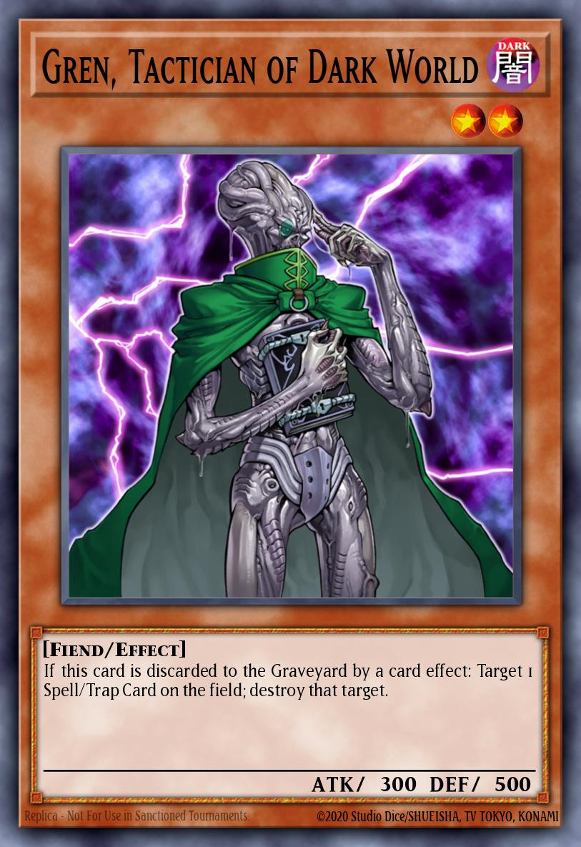 Card image of: Gren, Tactician of Dark World