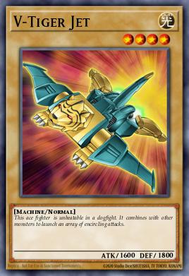 A single card from the set named: V-Tiger Jet