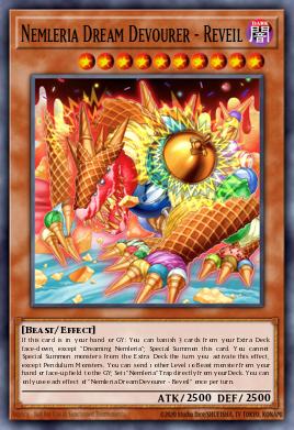 A single card from the set named: Nemleria Dream Devourer - Reveil