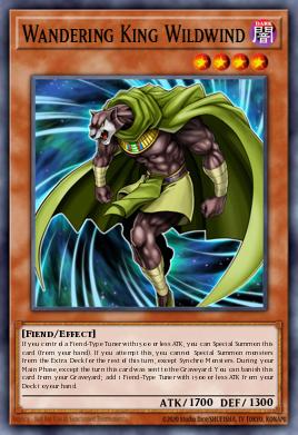 A single card from the set named: Wandering King Wildwind