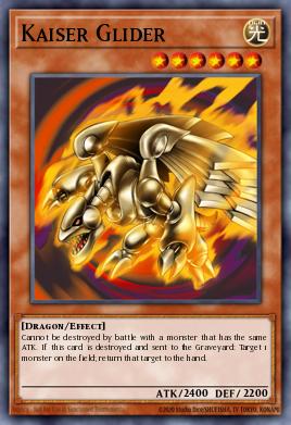 A single card from the set named: Kaiser Glider