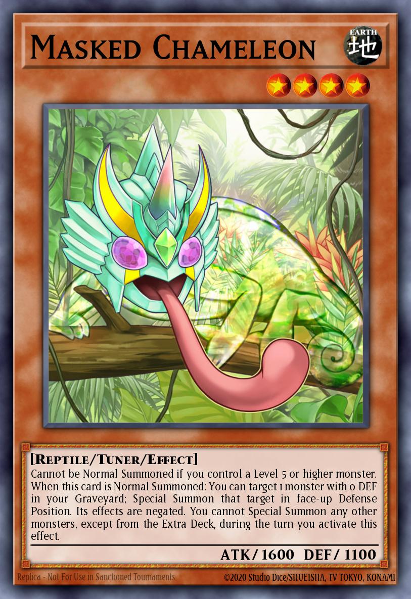 Slika karte: Masked Chameleon