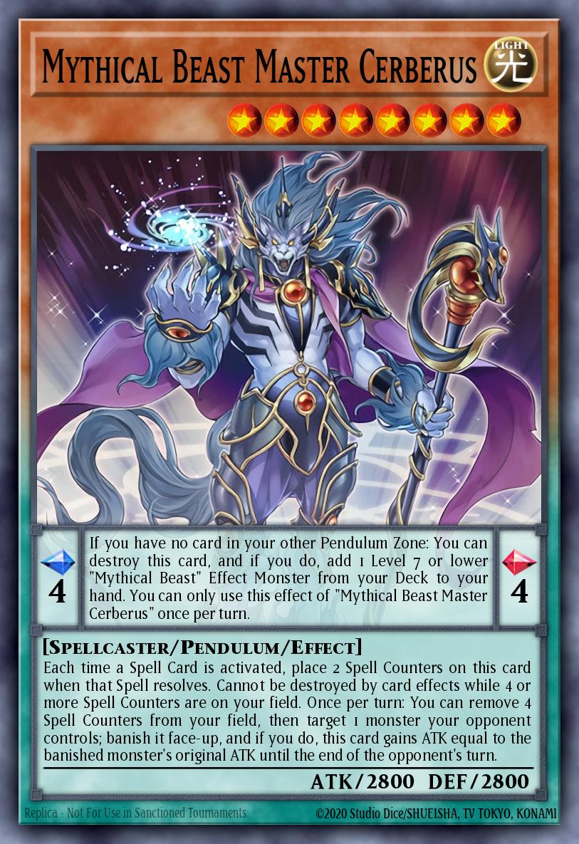 Card image of: Mythical Beast Master Cerberus