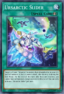 A single card from the set named: Ursarctic Slider
