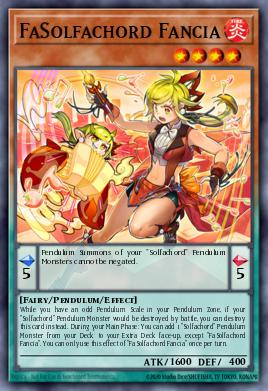 A single card from the set named: FaSolfachord Fancia