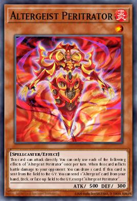 A single card from the set named: Altergeist Peritrator