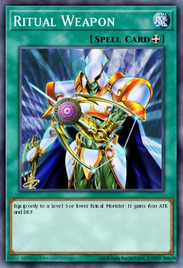 A single card from the set named: Ritual Weapon
