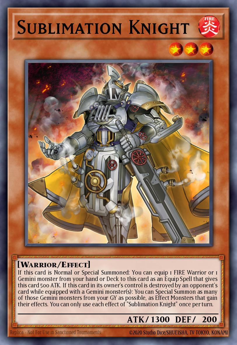 Slika karte: Sublimation Knight