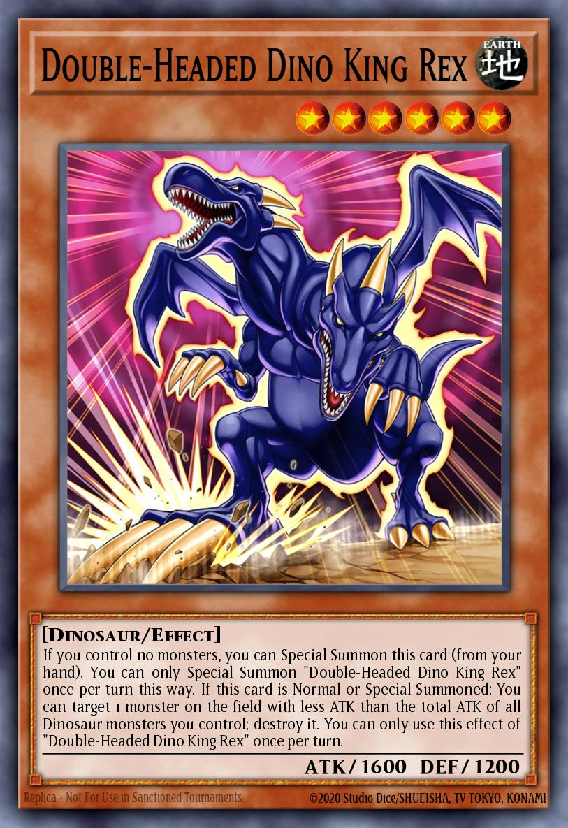 Card image of: Double-Headed Dino King Rex