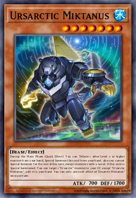A single card from the set named: Ursarctic Miktanus