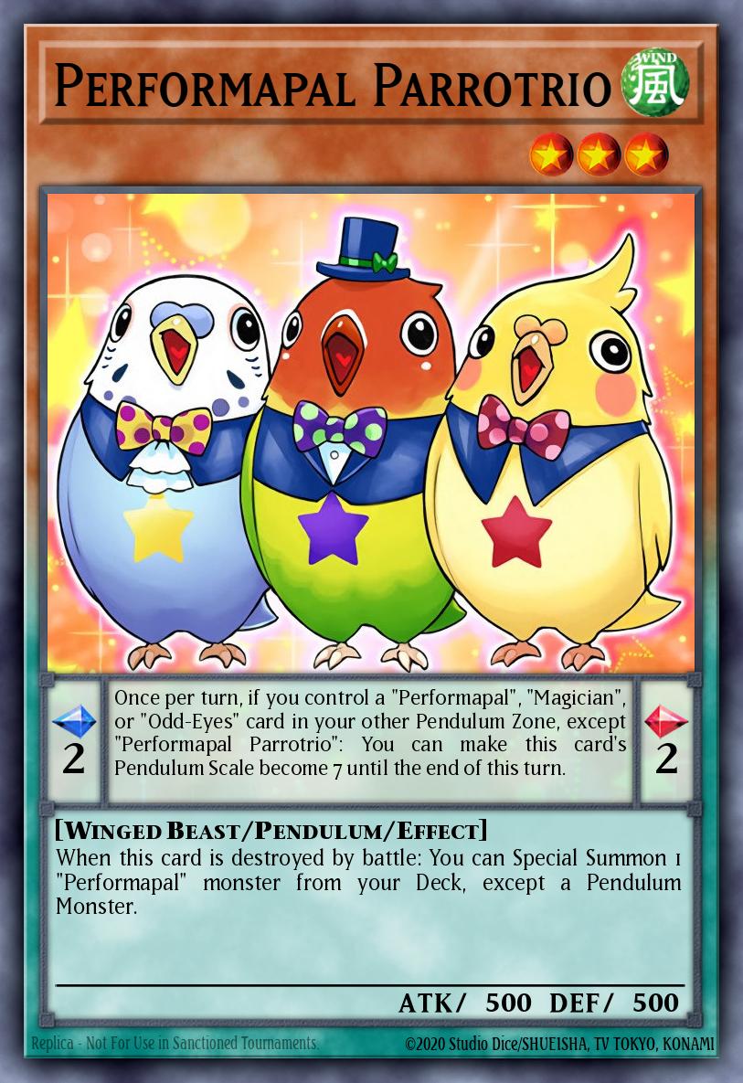 Slika karte: Performapal Parrotrio