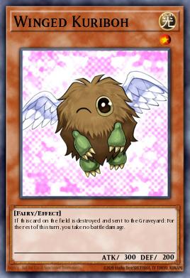 A single card from the set named: Winged Kuriboh