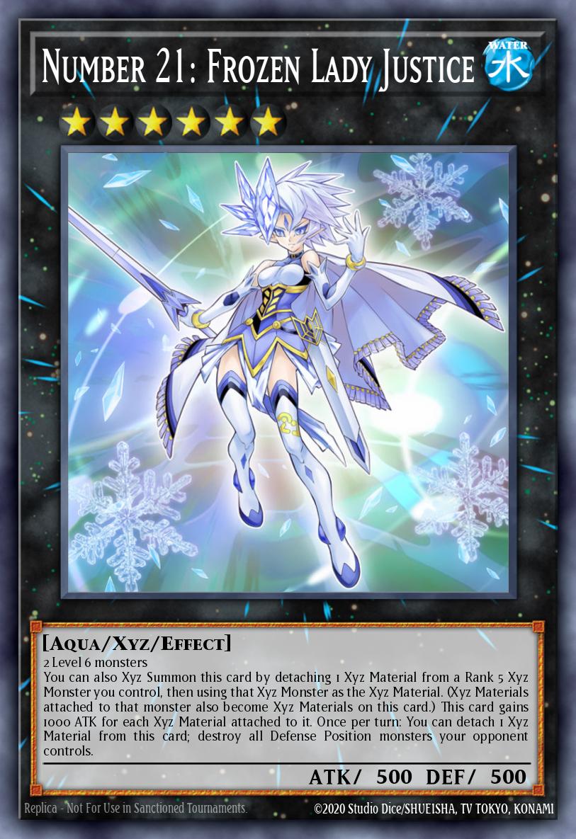 Slika karte: Number 21: Frozen Lady Justice