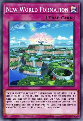 A single card from the set named: New World Formation