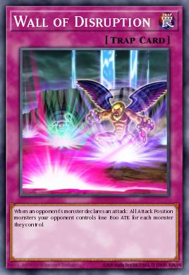 A single card from the set named: Wall of Disruption