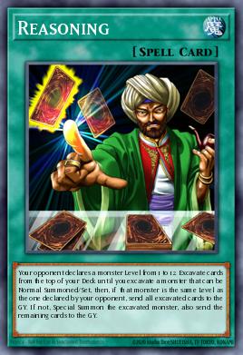 A single card from the set named: Reasoning