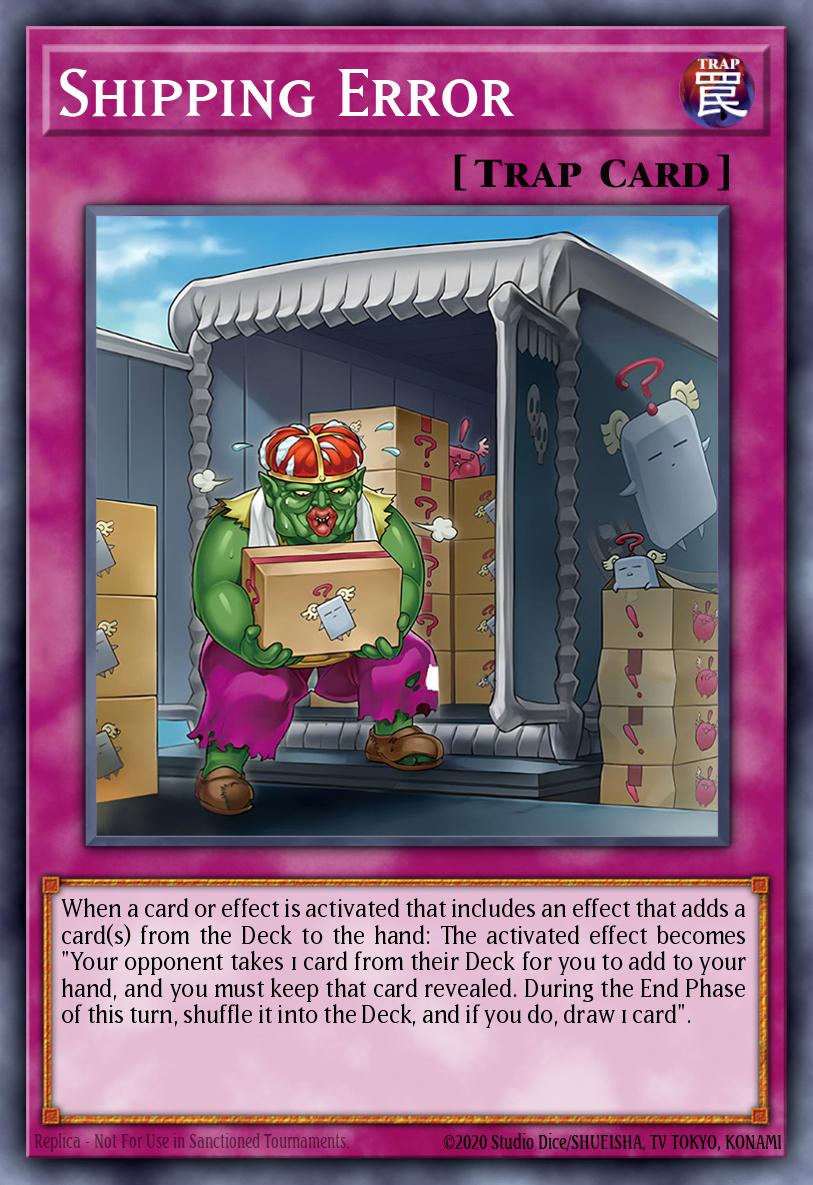 Slika karte: Shipping Error