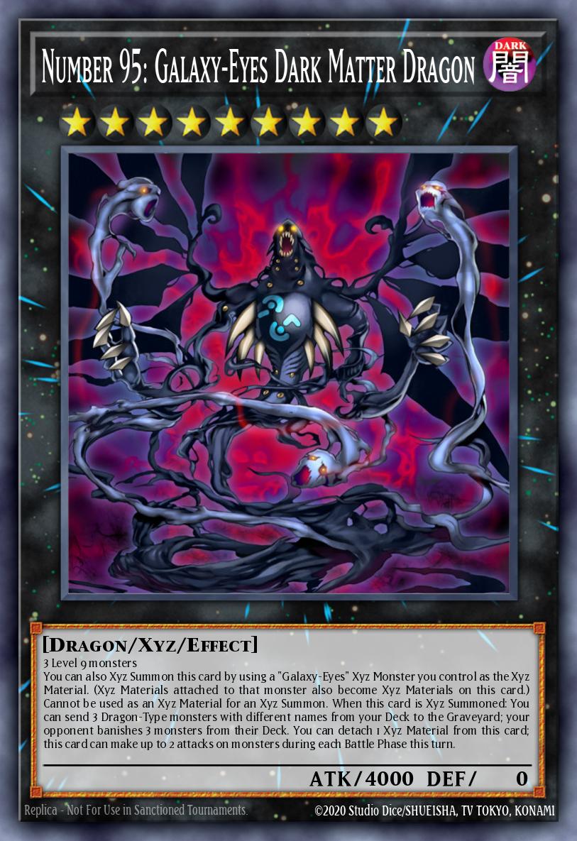 Slika karte: Number 95: Galaxy-Eyes Dark Matter Dragon