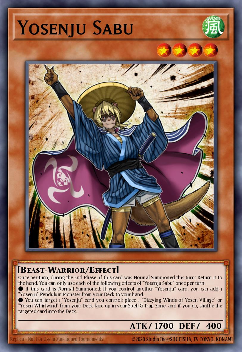 Slika karte: Yosenju Sabu