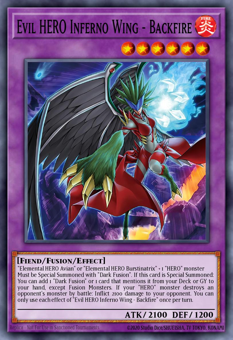 Slika karte: Evil HERO Inferno Wing - Backfire